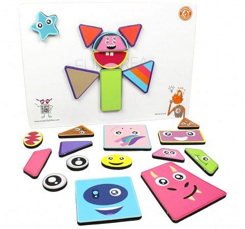 Butterfly Edufields Funny shapes Magnetic Puzzles for Kids Multicolour 24M+