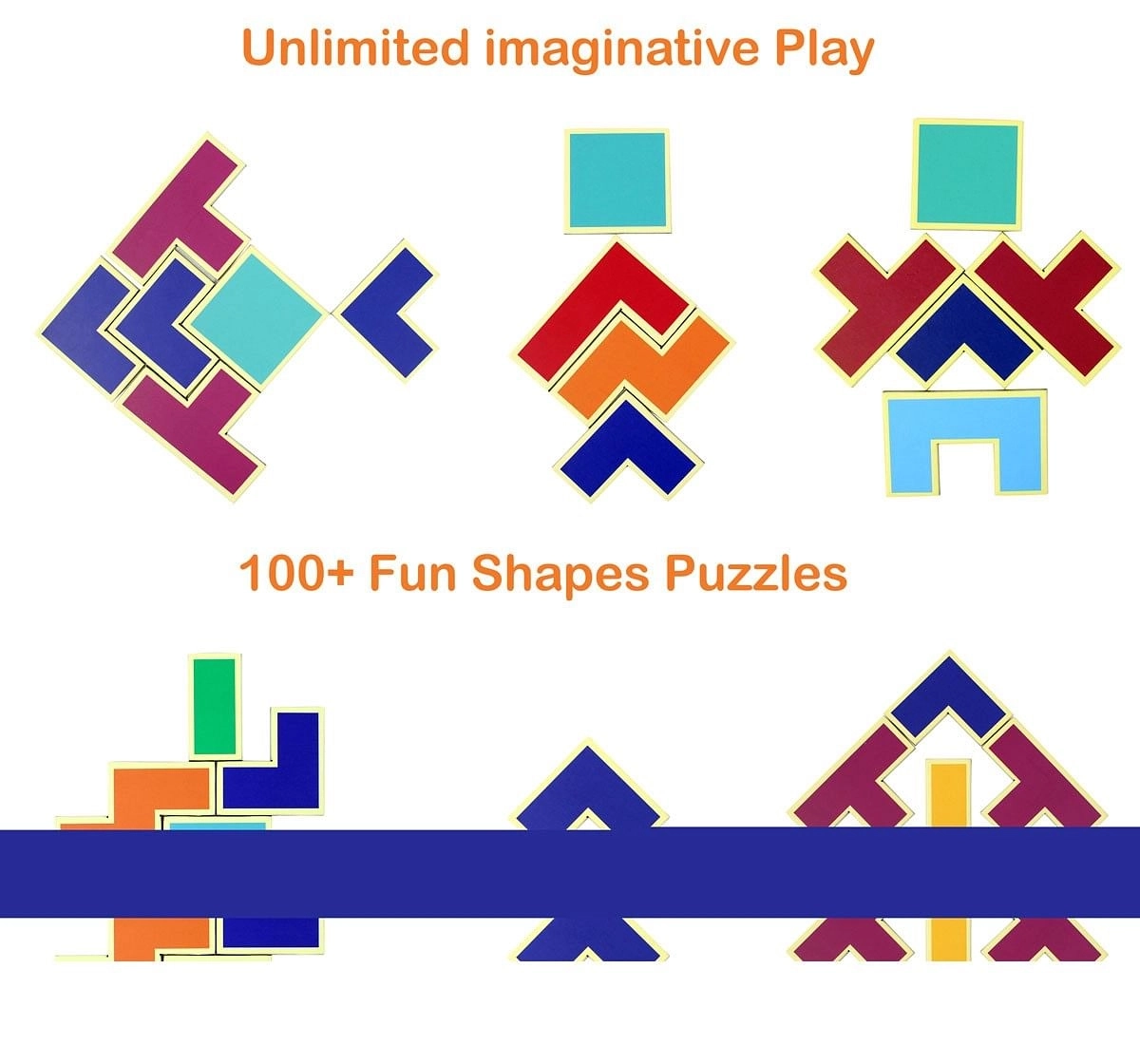 Butterfly Edufields Brain Teaser Puzzles Multicolour 3Y+