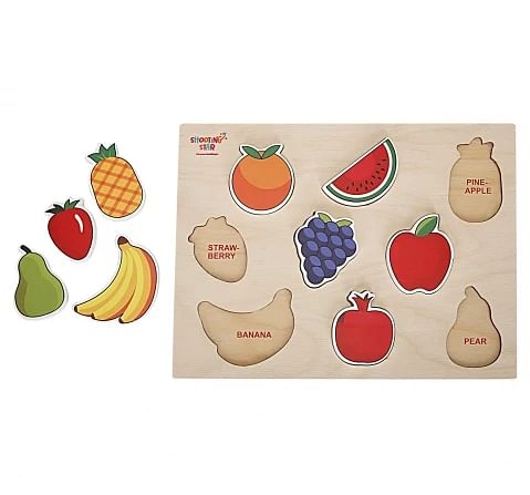 Shooting Star Fruits Puzzle Chunky 9Piece Multicolour 3Y+