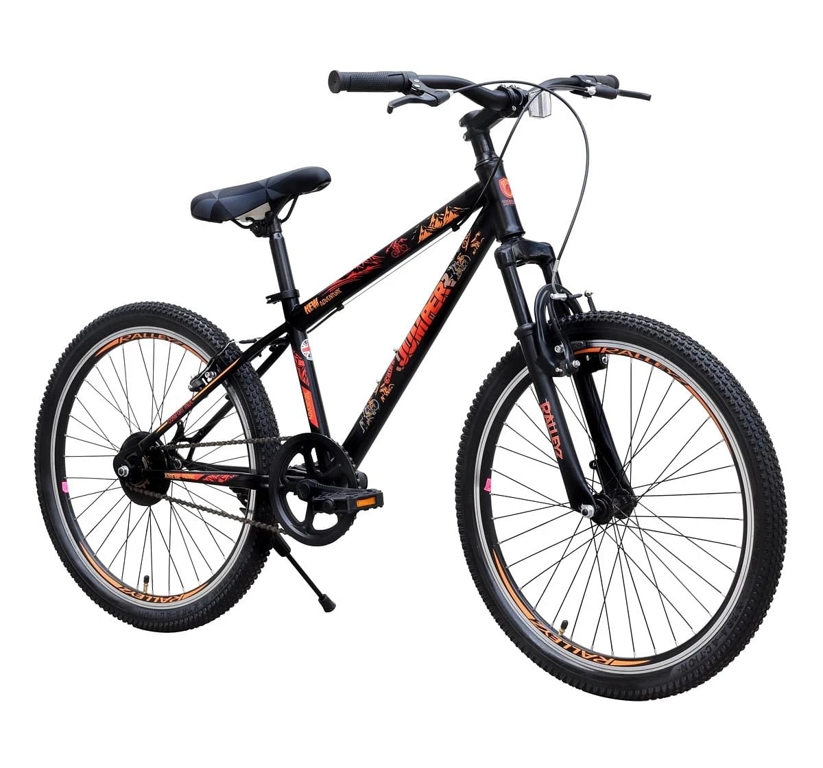 Ralleyz Astra Cliff Jumper Knight 24 Inch, Bicycles For Kids, Black, 9Y+