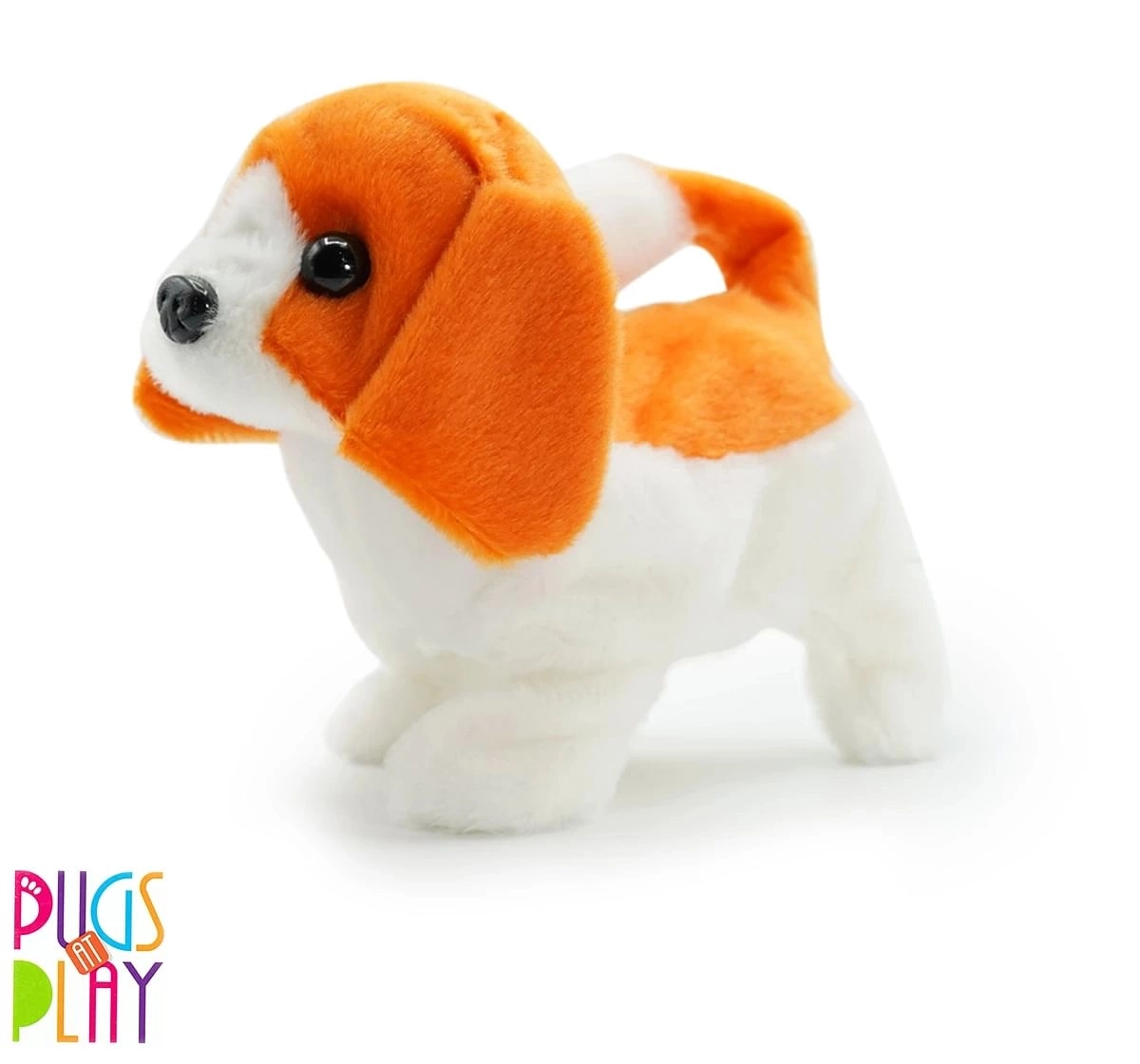 Fuzzbuzz Huggable Cuddly Ms Buddy Walking Dog Stuffed Toy, Soft Toys For Kids, Cute Plushies Purple, Multicolour, 3Y+