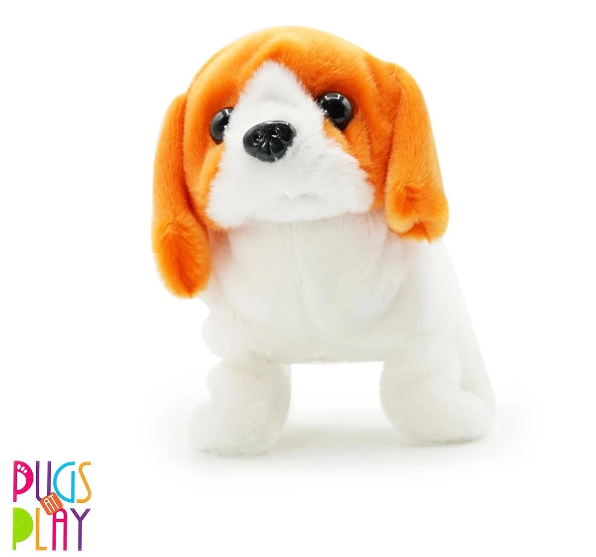 Fuzzbuzz Huggable Cuddly Ms Buddy Walking Dog Stuffed Toy, Soft Toys For Kids, Cute Plushies Purple, Multicolour, 3Y+