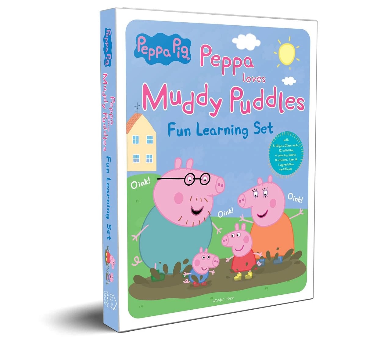 Wonder House Books Peppa Loves Muddy Puddles Fun Learning Activity Set for kids 3Y+, Multicolour
