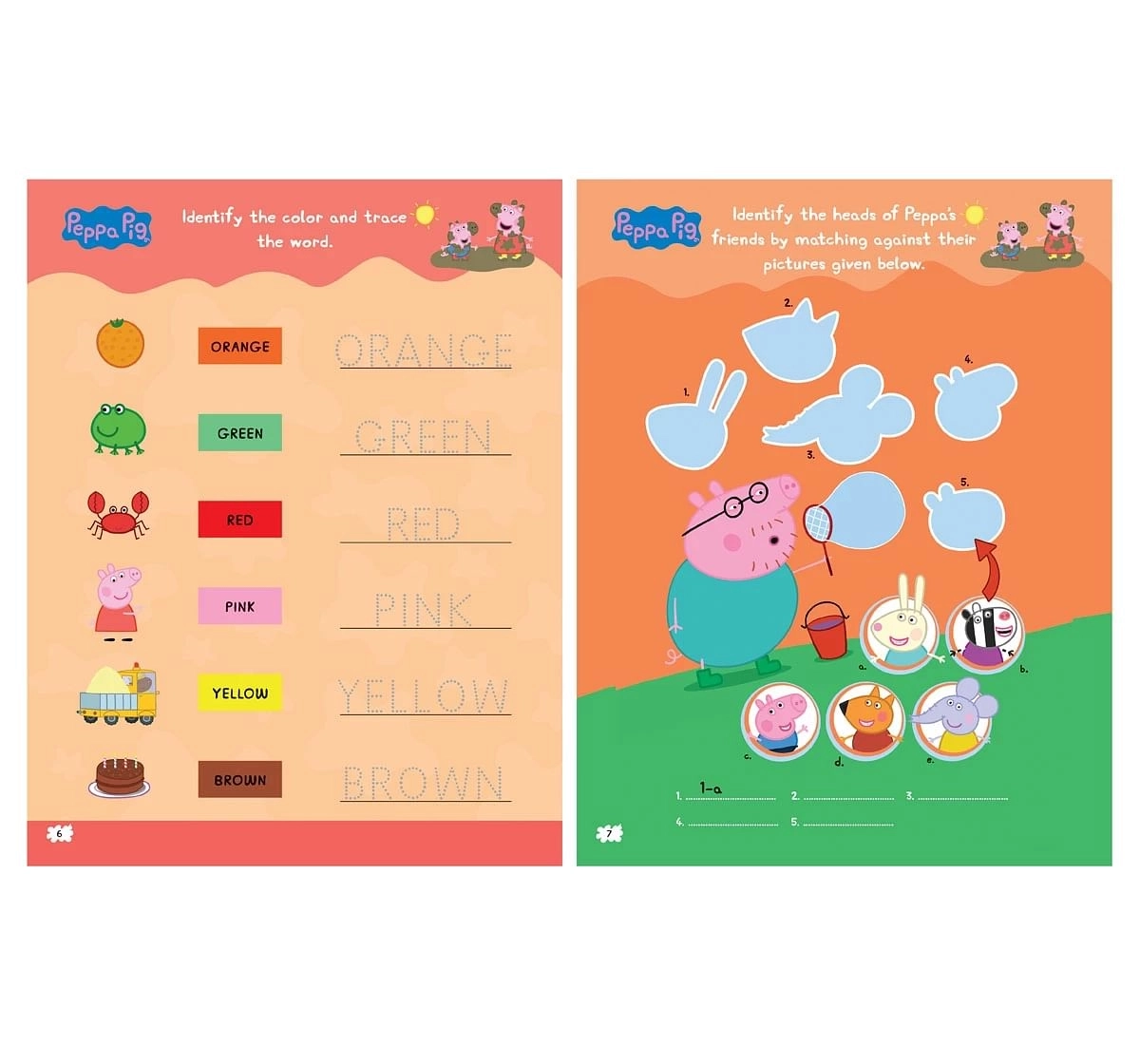 Wonder House Books Peppa Loves Muddy Puddles Fun Learning Activity Set for kids 3Y+, Multicolour