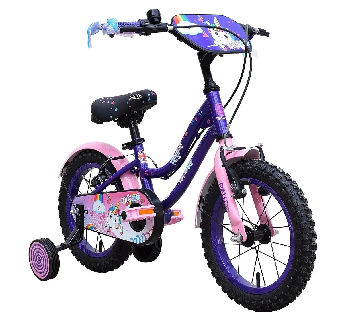 Ralleyz Astra Magical Unicorn 14 Inch, Bicycles For Kids, Multicolour, 3Y+
