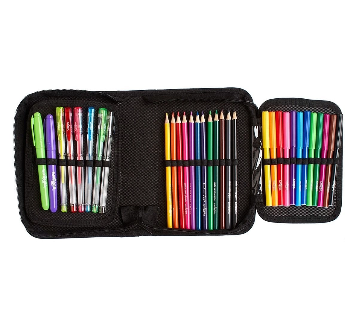 Smiggle Hey There Midi Stationery set Black 3Y+