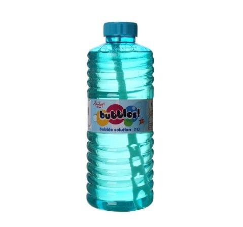 Hamleys Bubble Bottle - 1 Litre Blue Bubble Solution, 3Y+