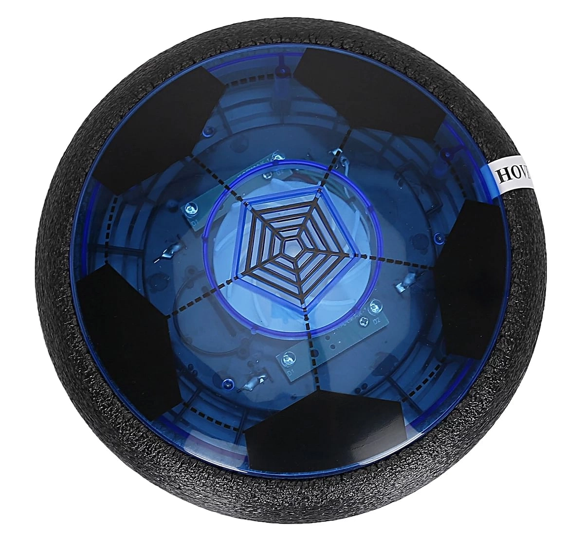 Hamleys Transparent Hover Ball for kids 3Y+, Blue & Black