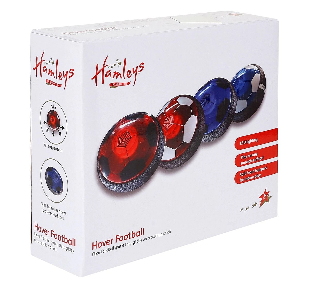 Hamleys Transparent Hover Ball Blue & Silver 3Y+