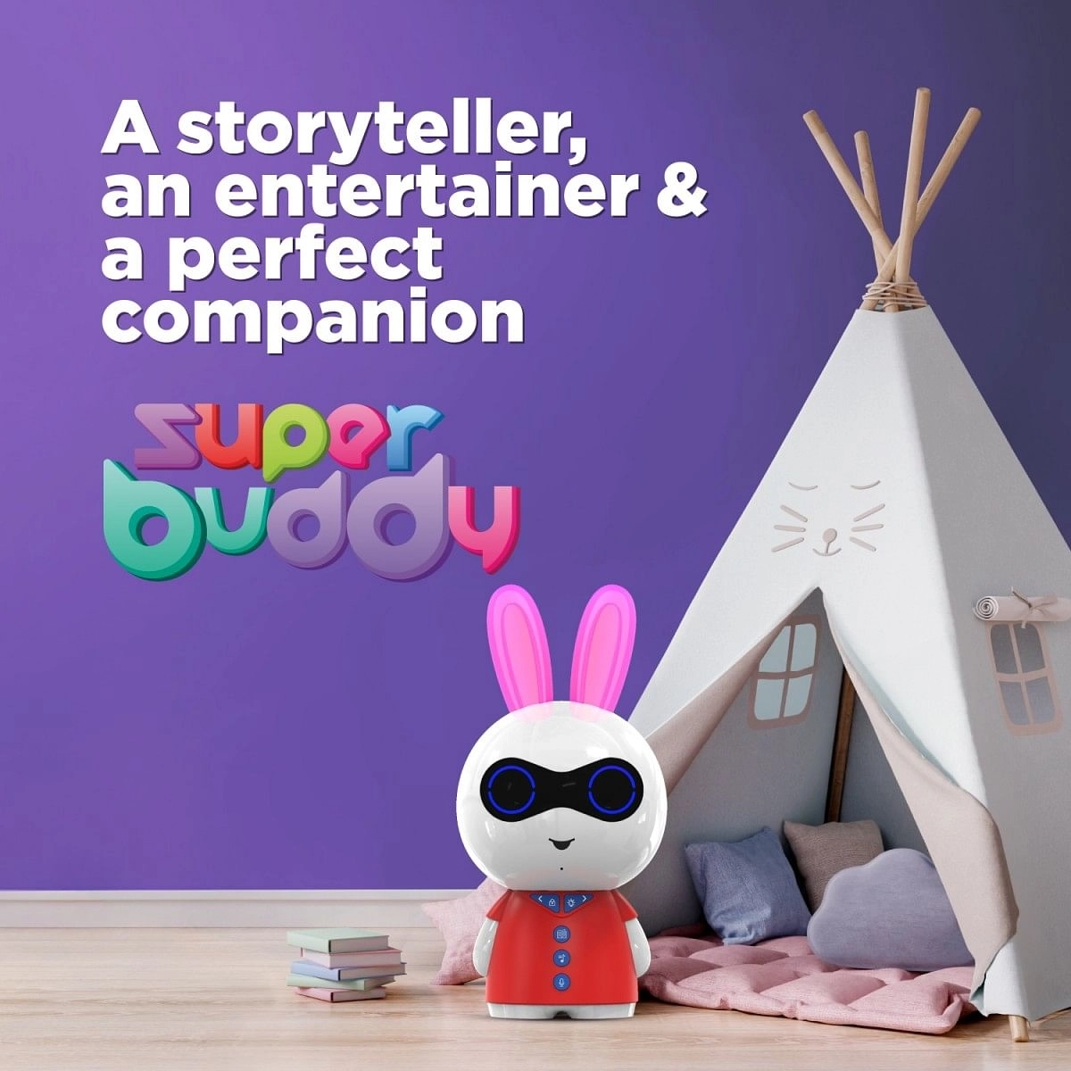 Tarbull Super Buddy Rabbito (Red), 3Y+