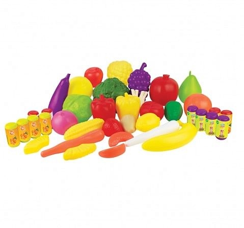 Kingdom Of Play Fruits and Vegetables set for kids Multicolor 24M+