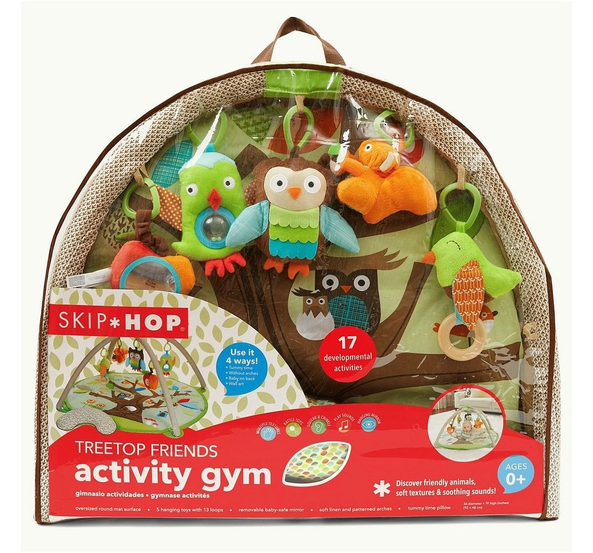 Skip Hop Treetop friends activity gym Fabric playgym Multicolor 0M+