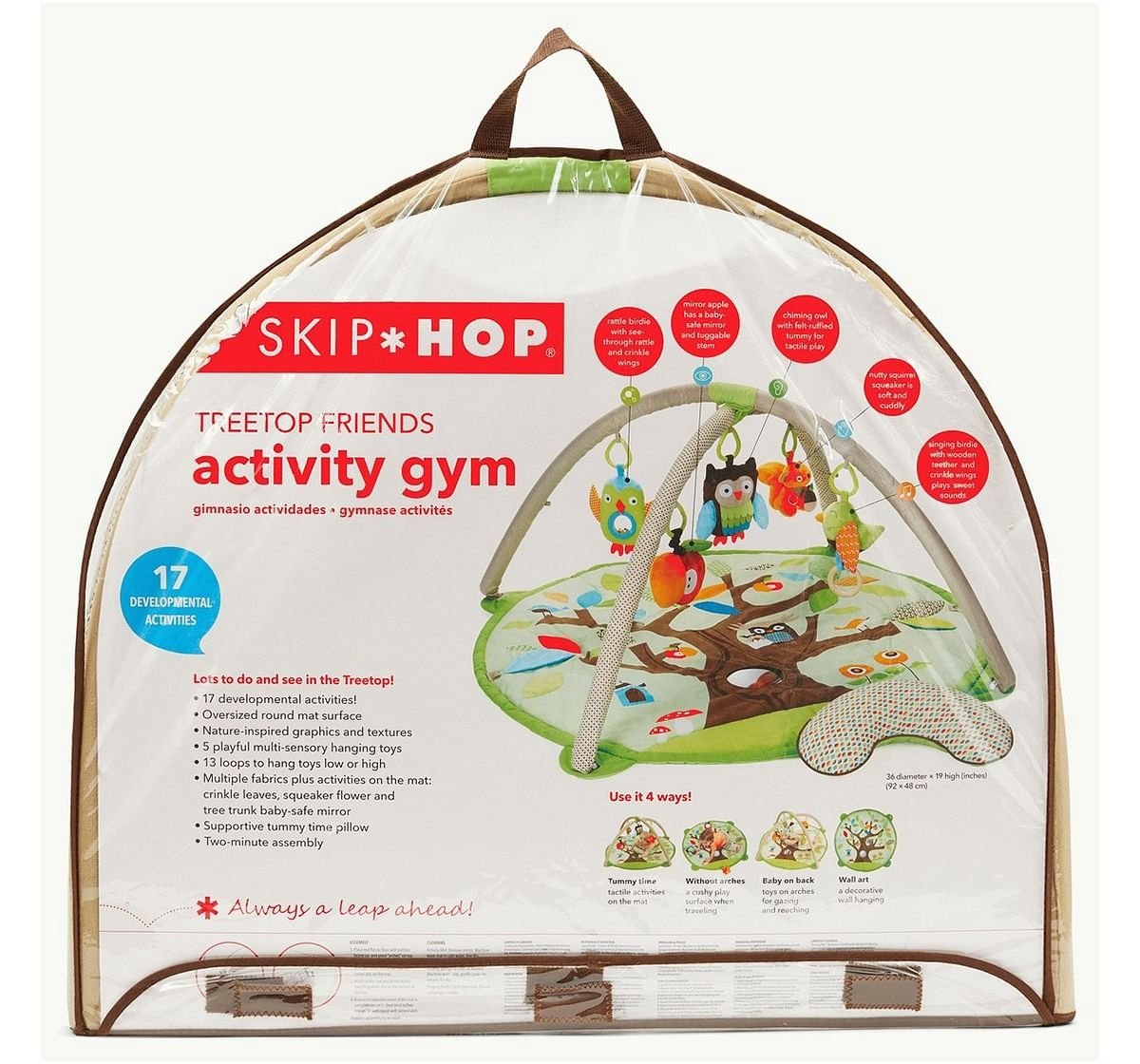 Skip Hop Treetop friends activity gym Fabric playgym Multicolor 0M+