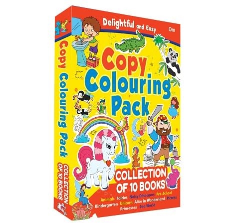 OM Books Copy Colouring Pack 2 Box Multicolour 3Y+