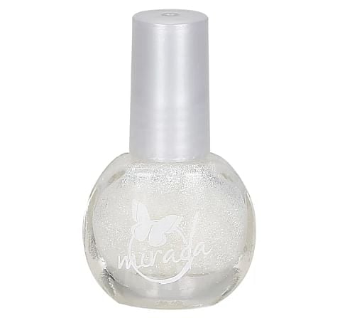 Mirada 3.8Ml Nail Polish Glitter for kids 3Y+, White