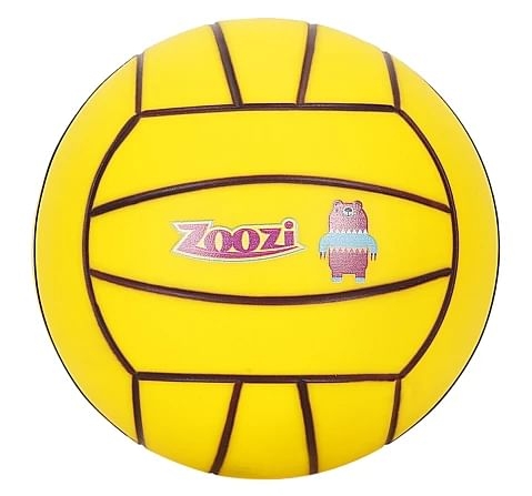 Zoozi 9 Inch Volley Bear Scented Ball for kids 3Y+, Yellow