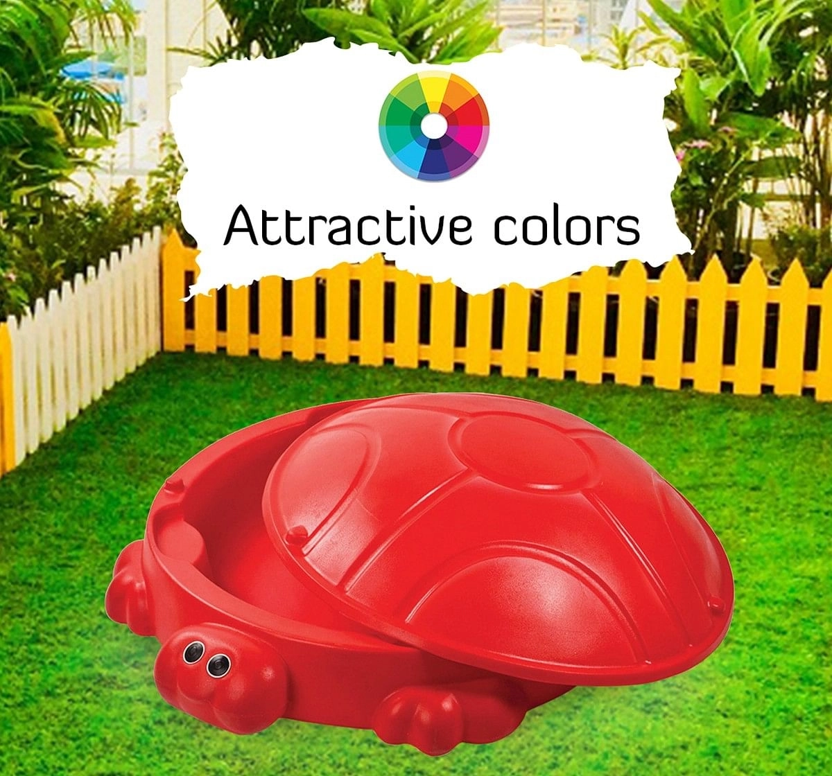 Ok Play Sand Pit Junior Bath Tub Swimming pool tub Plastic Red 3Y+