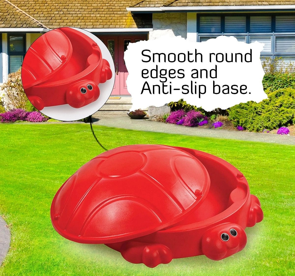 Ok Play Sand Pit Junior Bath Tub Swimming pool tub Plastic Red 3Y+