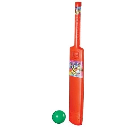 Zoozi My First cricket My First Cricket Set with Stump for Kids Plastic Toy Red 5Y+