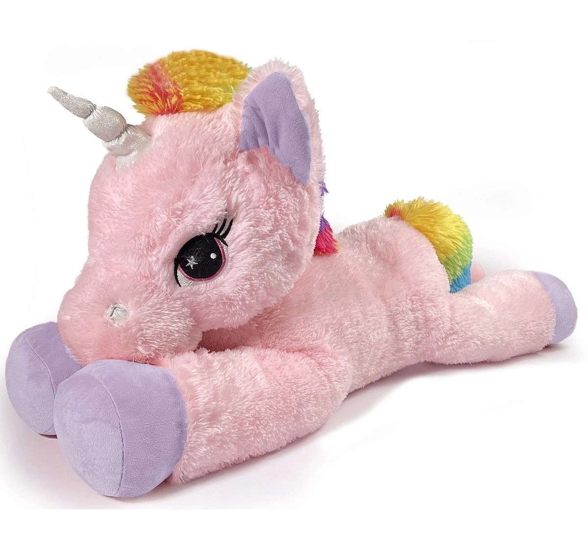 Mirada 52cm floppy unicorn with purple paws Multicolor 3Y+