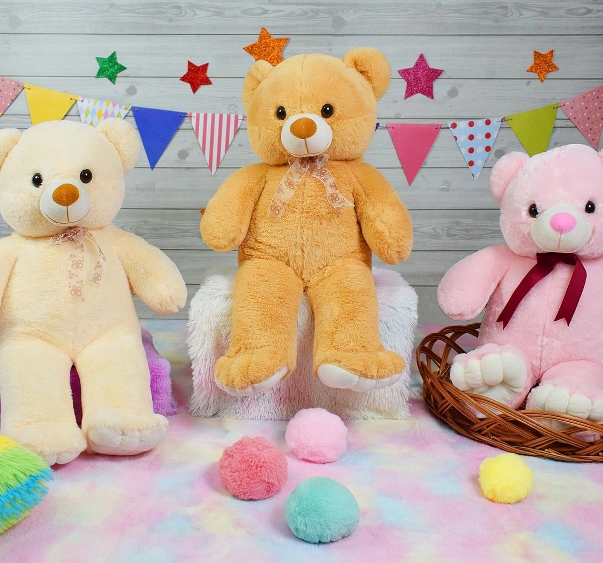 Mirada 60cm floppy teddy bear Multicolor 3Y+