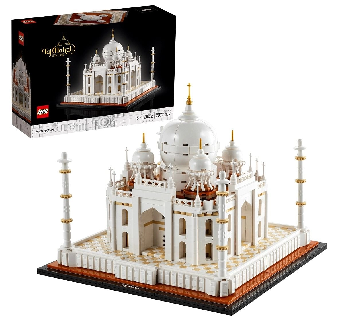 LEGO Architecture Landmarks Collection Taj Mahal 21056 Building Kit (2,022 Pieces)