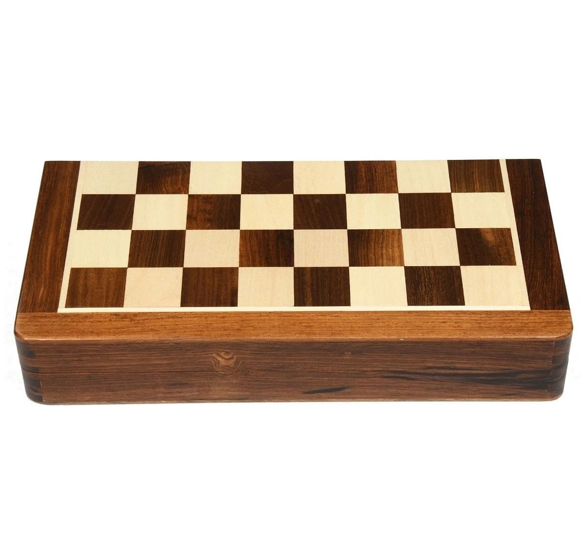 Hamleys 12 inches Wooden Travel Folding Sheesham Magnetic Chess Set for Kids 5Y+, Multicolour