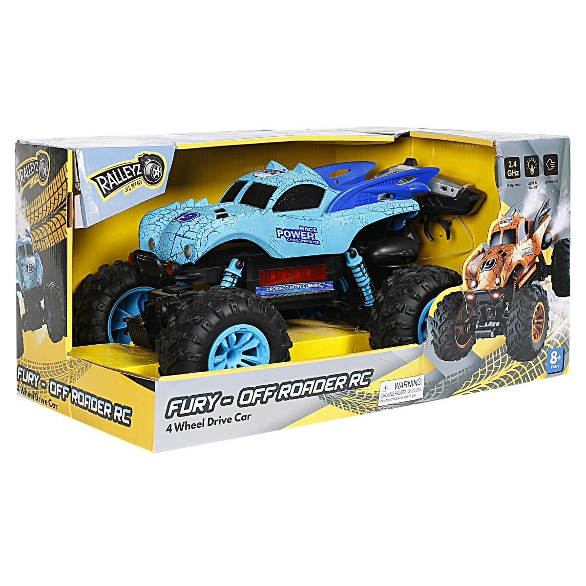 rc car blue