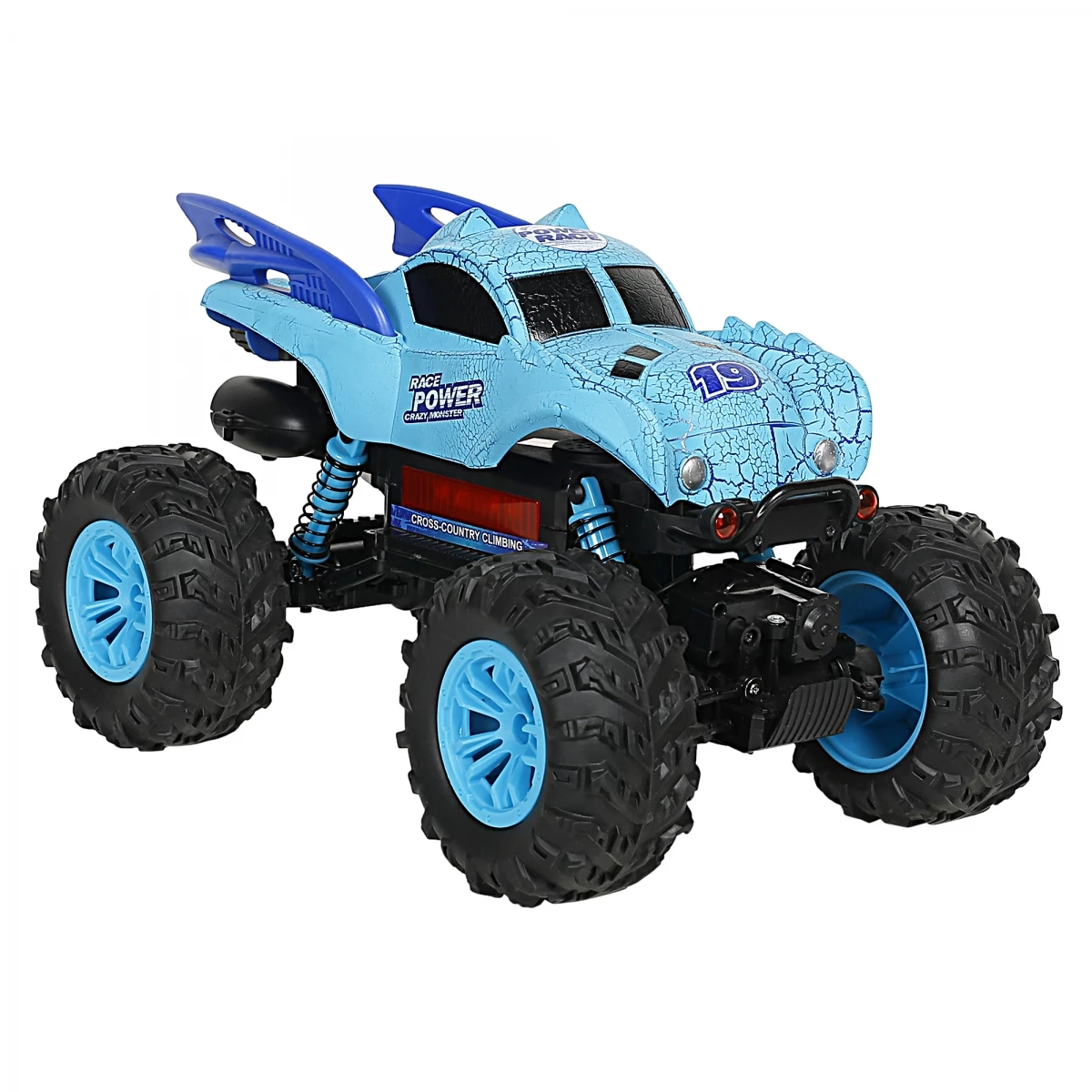 blue rc car