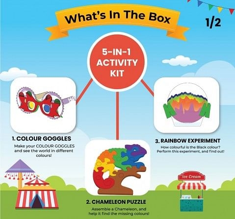 Smartivity Colour Carnival STEM DIY Fun Toy Multicolor 3Y+