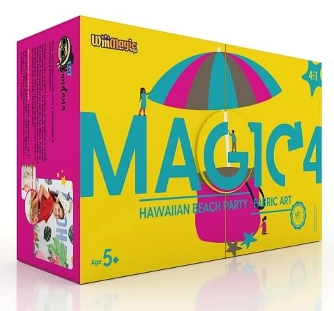 Magic4 Art Hawaiian Beach Party, for Girls 5 Years and Above