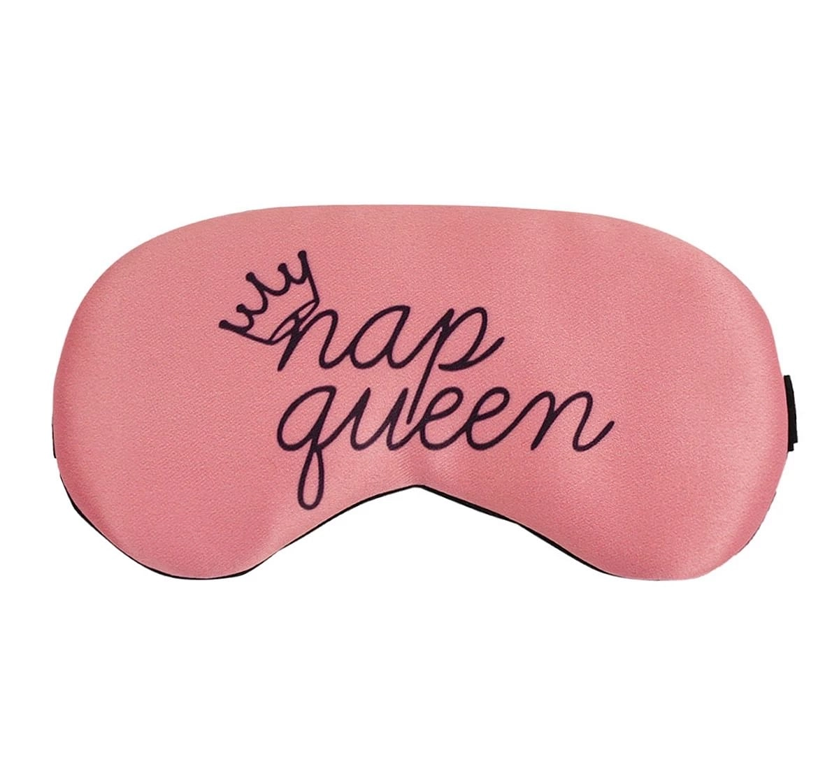 Luvley Nap Queen Printed Eye Mask/Sleep Mask For Relaxing, Medidation, Sleep, Travel For Girls & Kids, Pink, 3Y+