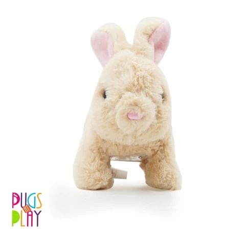 Fuzzbuzz Huggable Cuddly Cookie Jumping Rabbit Stuffed Toy, Soft Toys For Kids, Cute Plushies Purple, Multicolour, 3Y+