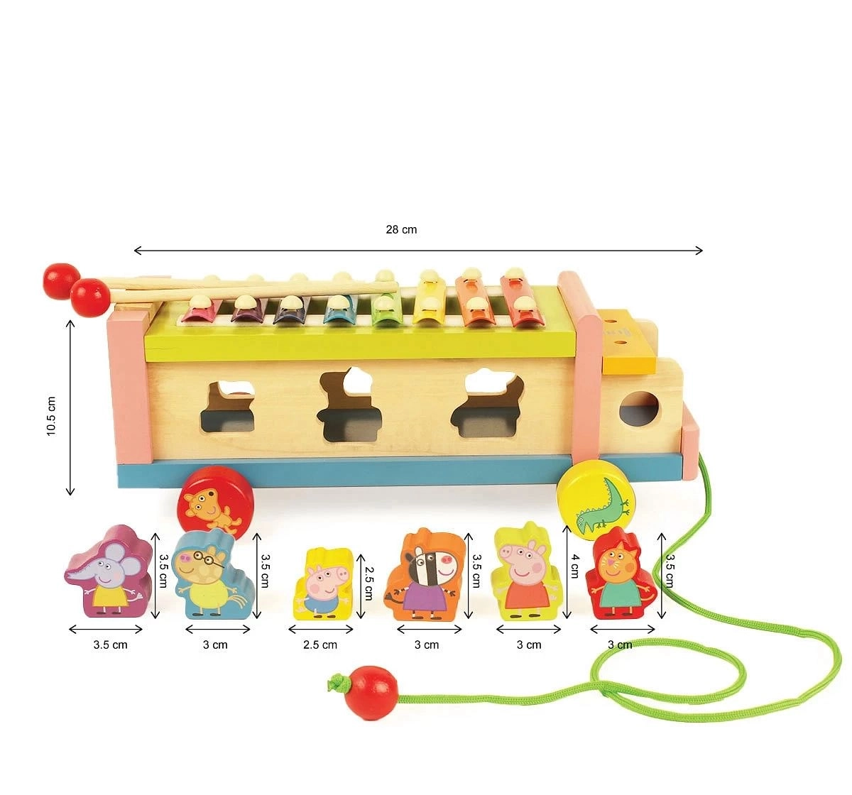 Shumee Peppa and Friends Musical Truck for kids 18M+, Multicolour