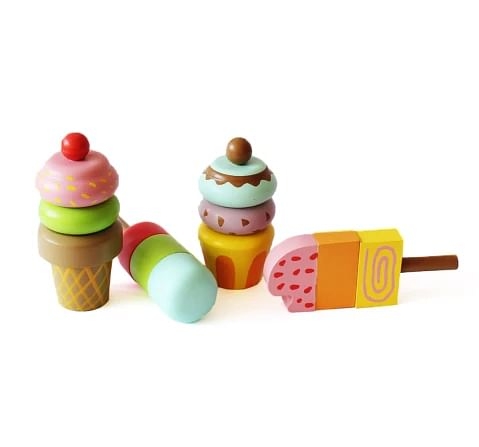 Shumee Ice Cream Magnetic Set Activity Game for kids 3Y+, Multicolour