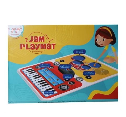 Shooting Star 2 In1 Musical Playmat for Kids 3Y+, Multicolour