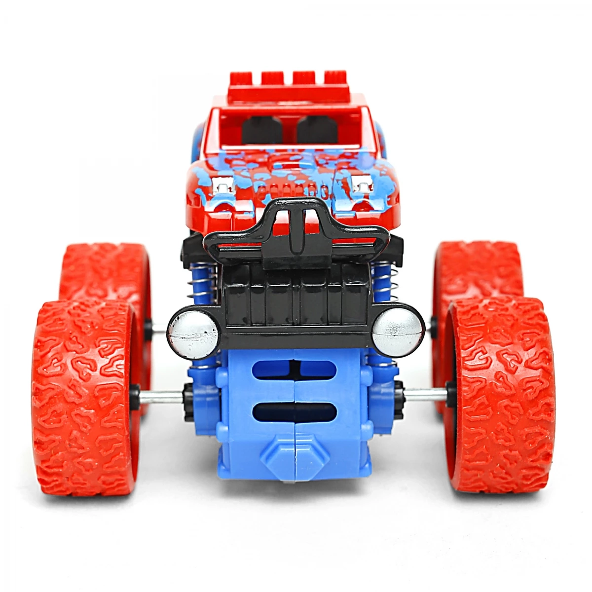 Ralleyz Friction Toy Car With Grip Wheels 4 Wheel Drive Force Amazing Kids Play Mini Toy Car Red 6Y+