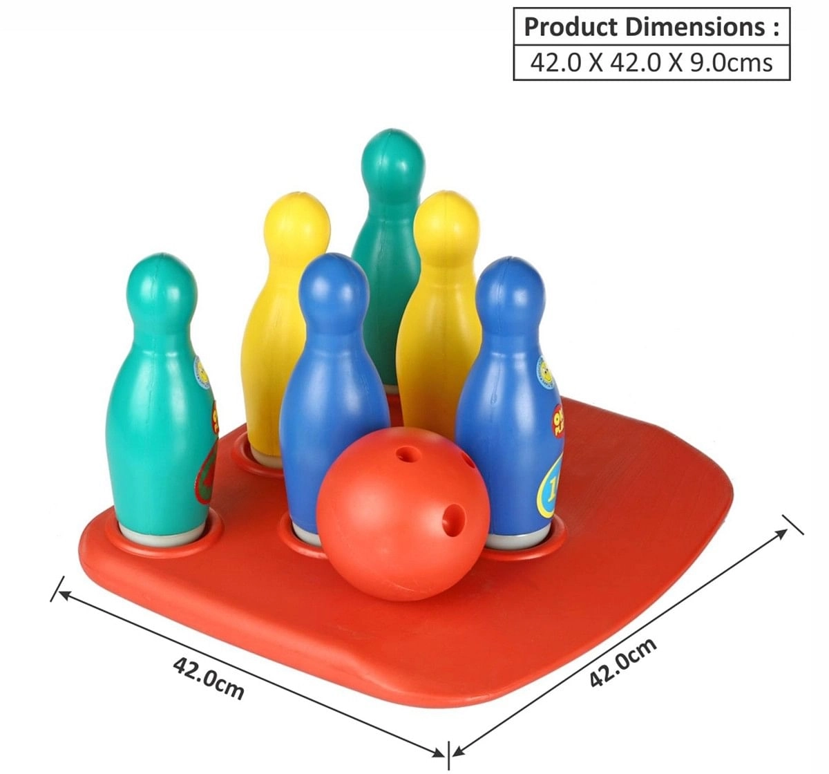 Ok Play Bowling Alley Bowling Game Set for Kids Multicolor 3Y+