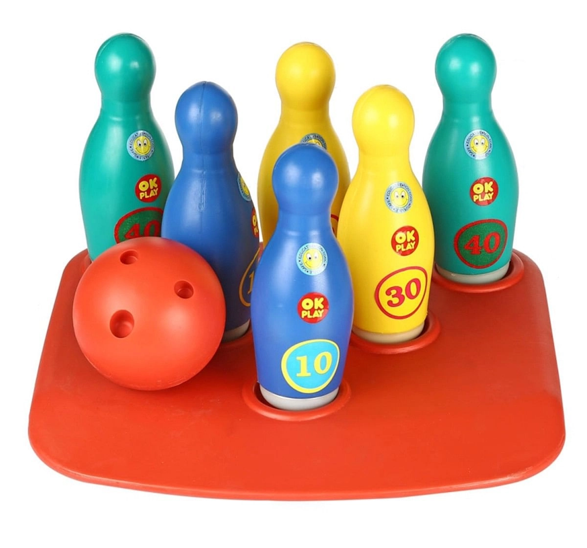 Ok Play Bowling Alley Bowling Game Set for Kids Multicolor 3Y+