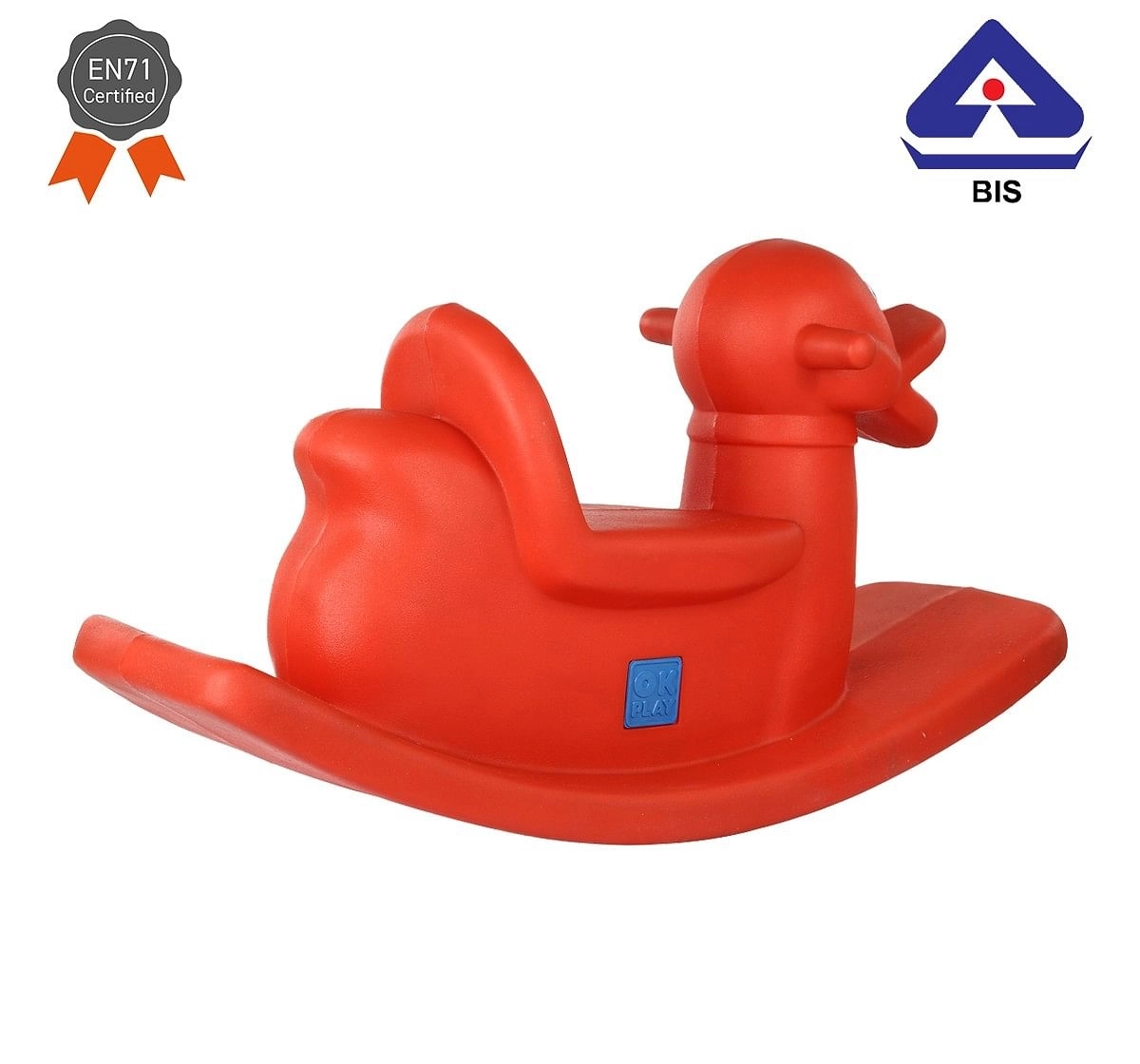 Ok Play Duck Rocker for Kids Rocking Duck Red 3Y+