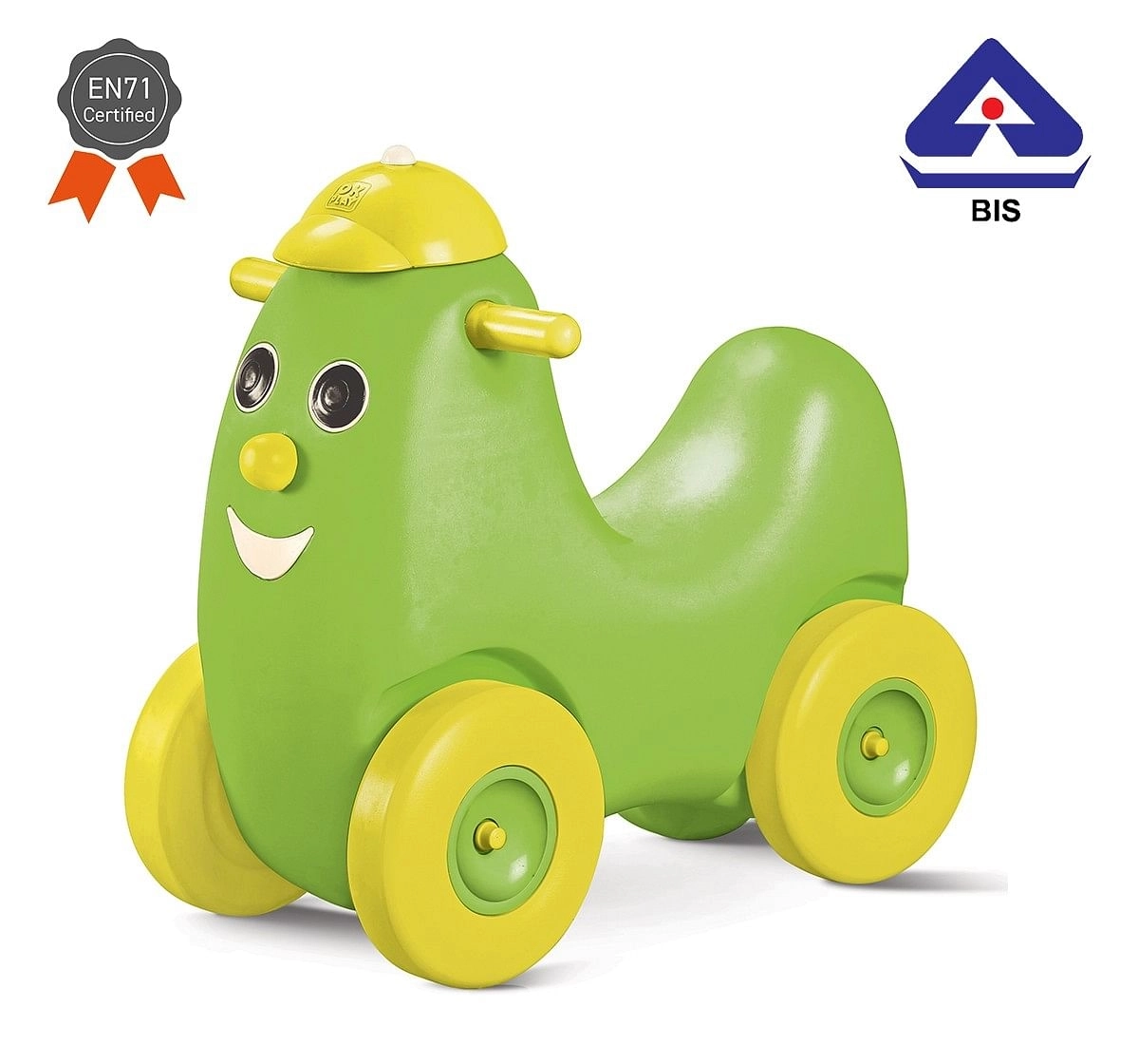 Ok Play Humpty Dumpty Push Rider for Kids Pony Ride On Toy with Curved Seat Multicolor 3Y+