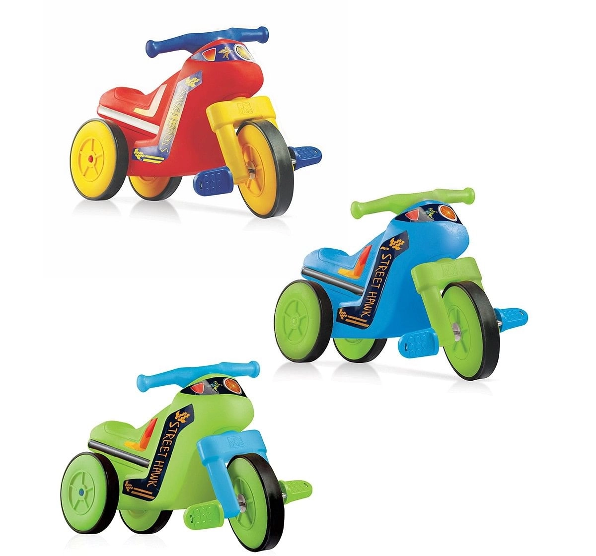 Ok Play Street Hawk Bike for Kids Perfect Ride on Toy Green 3Y+