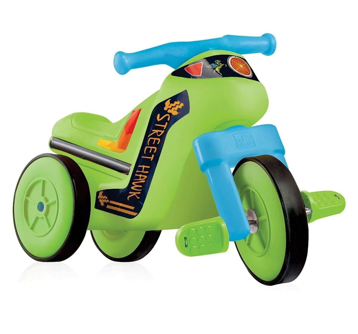 Ok Play Street Hawk Bike for Kids Perfect Ride on Toy Green 3Y+