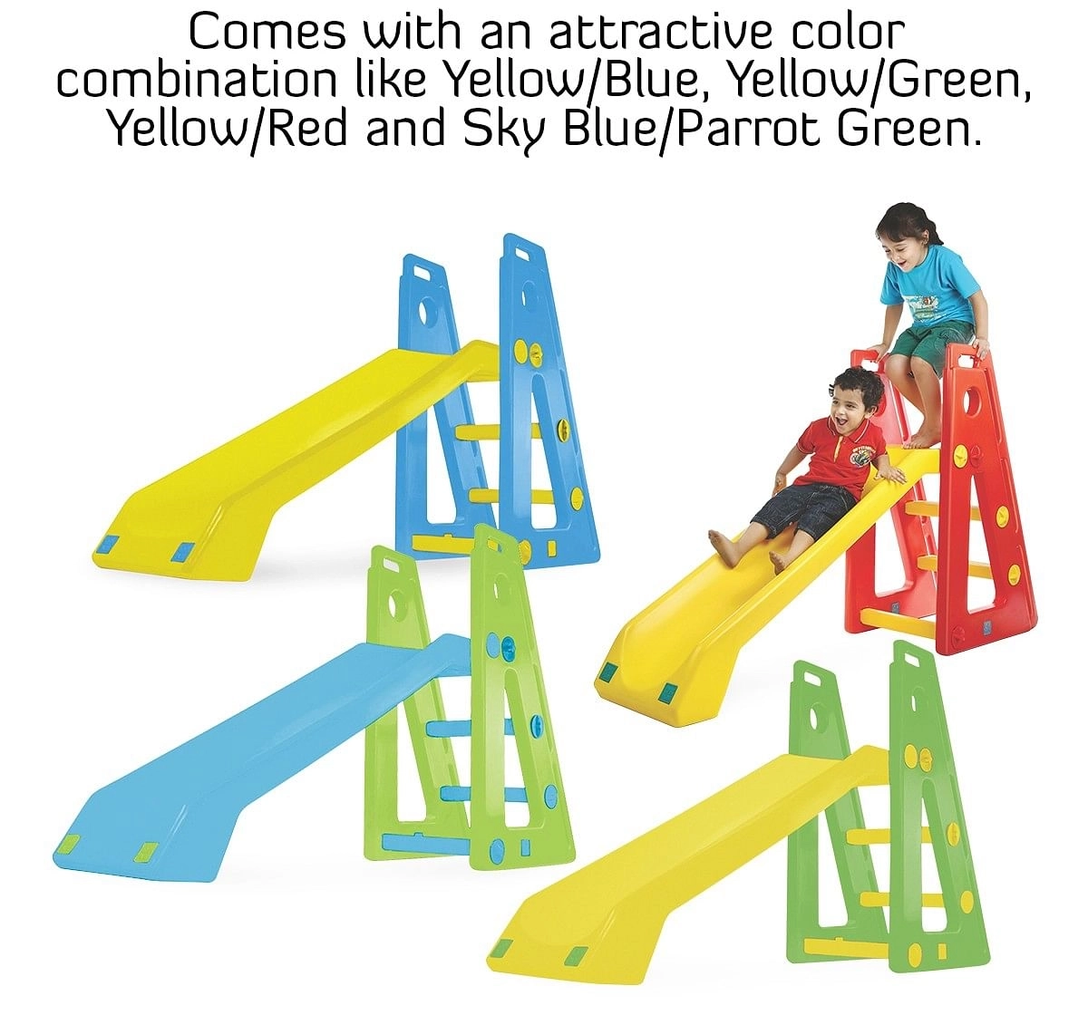 Ok Play Baby Slide Senior for Kids Babies Slide Multicolor 3Y+