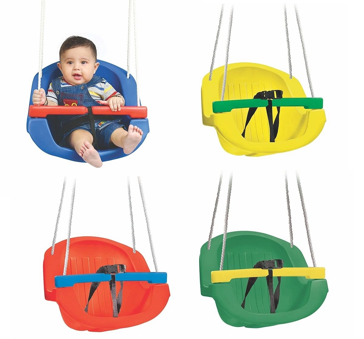 Ok Play Swing for kids Adjustable Swing Green 18M+