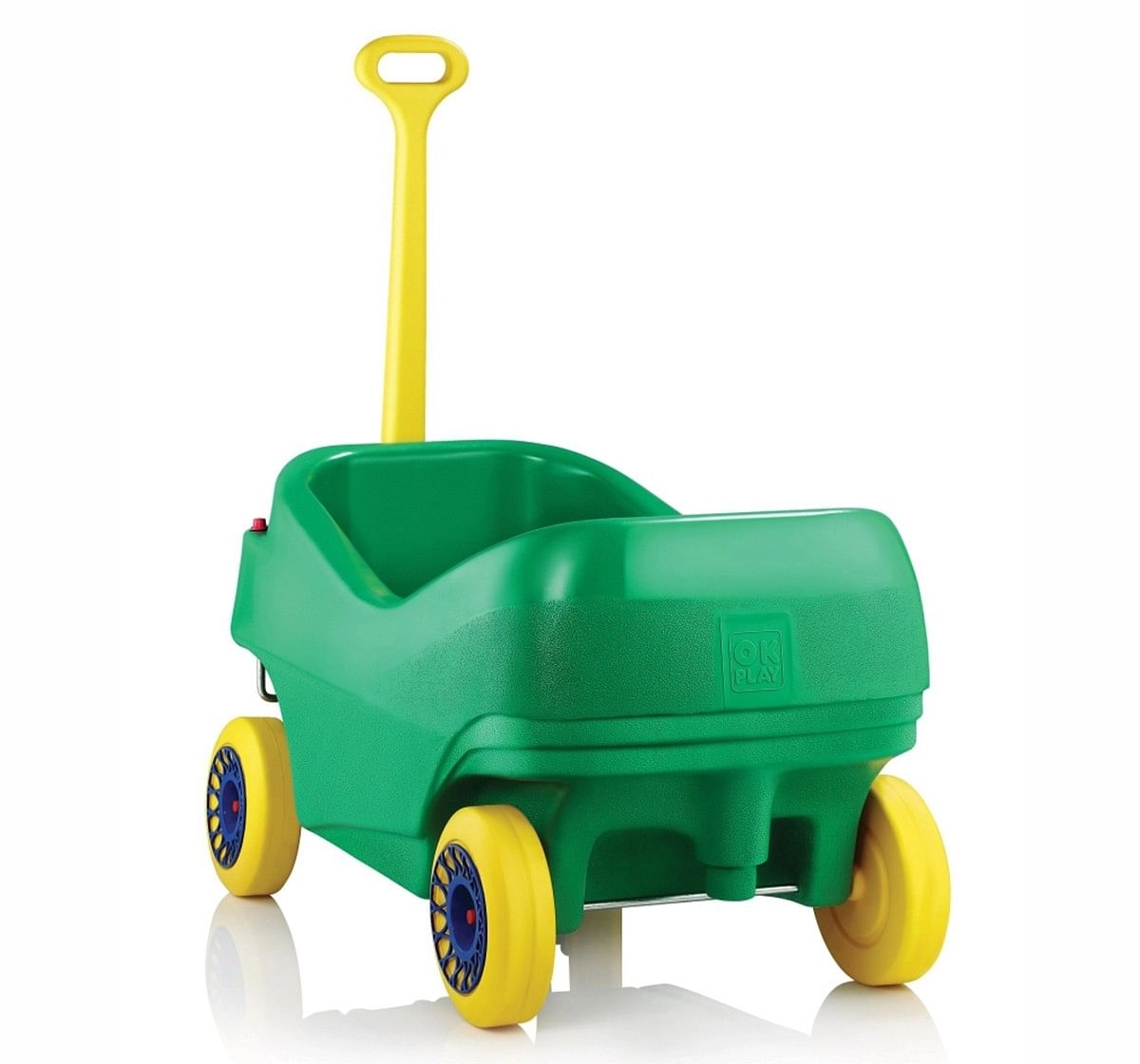 Ok Play Dream Wagon Push car for toddlers Green 18M+