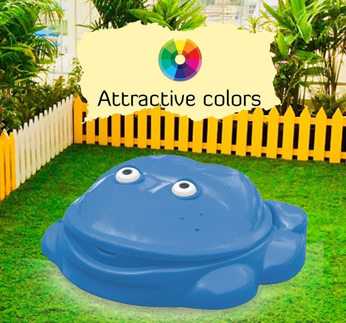 Ok Play Sand Pit Senior Bath Tub Swinning pool tub Plastic Blue 3Y+