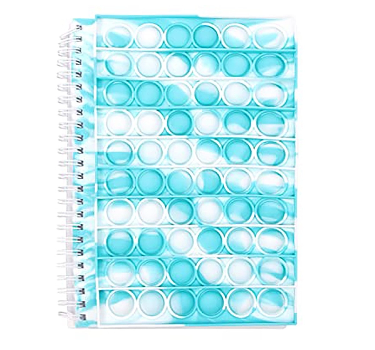 Pop It Spiral Journal Notebook/Diary by Hamster London for School Kids, Writing Book for Kids, Light Blue, 3Y+