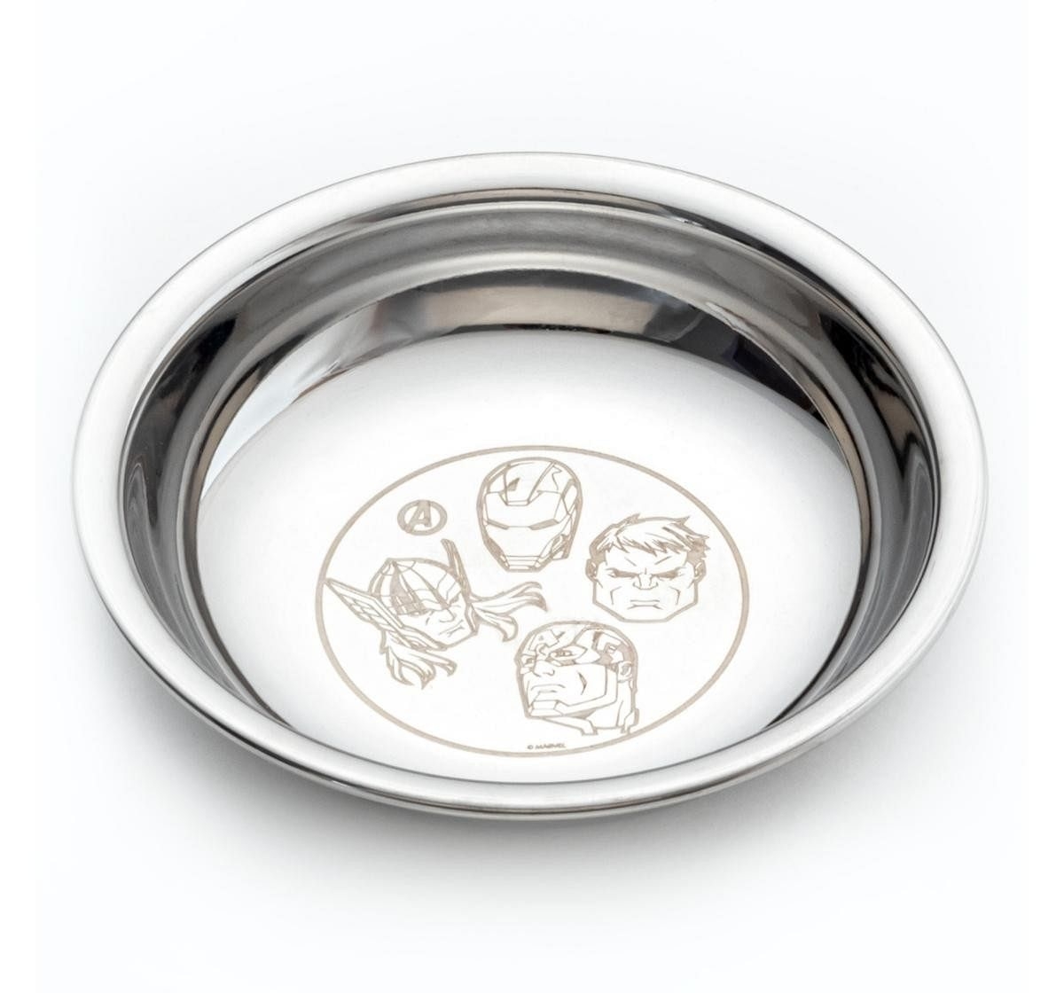 Ramson Avengers Super Meal Dinner Stainless Steel set of 5 pieces Silver 2Y+
