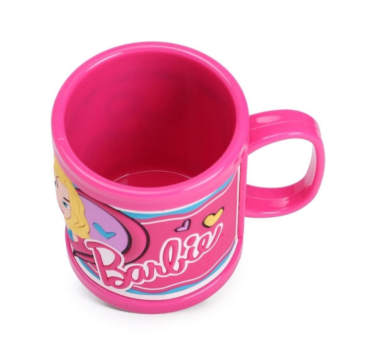 Ramson Barbie Plastic Embossed Mug 10oz Pink 2Y+